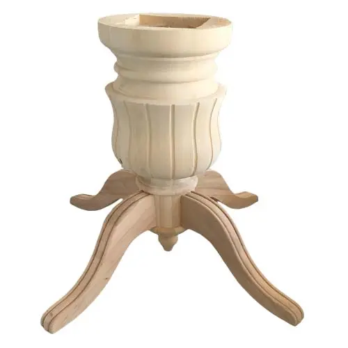 Ahşap Göbek Ayak  25x25x72