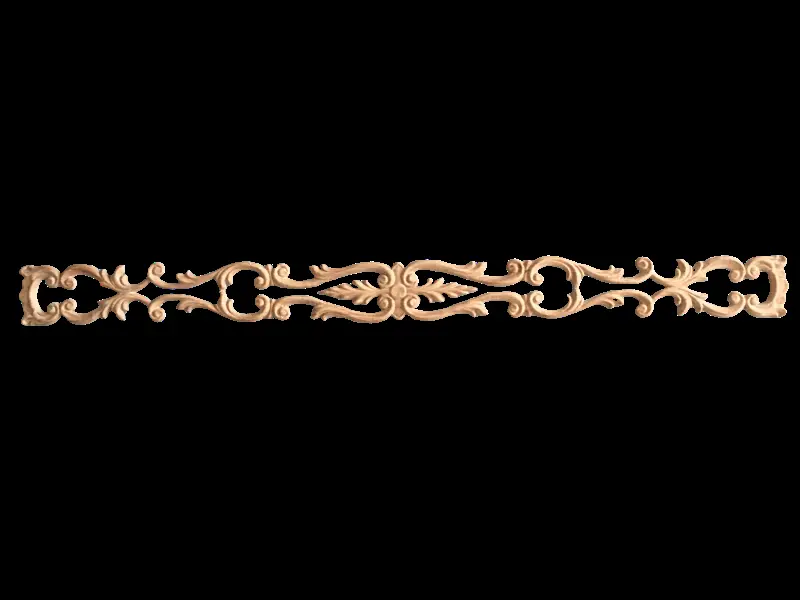 Ahşap Baskılı Aplik U1144 88x7cm
